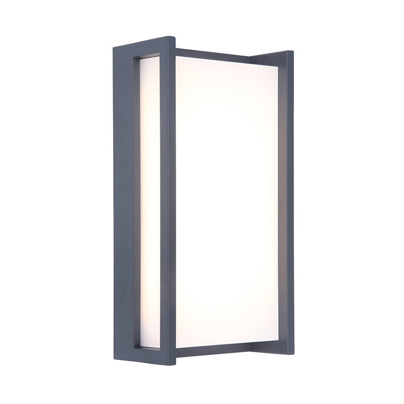Image of Lutec Qubo LED Outdoor Flush Wall Light