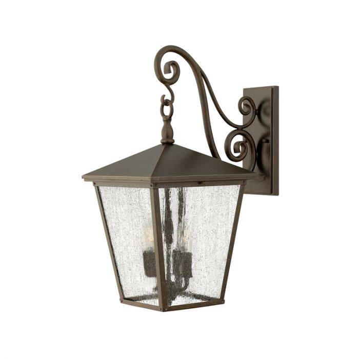 Image of Elstead Trellis Outdoor Hanging Lantern Wall Light
