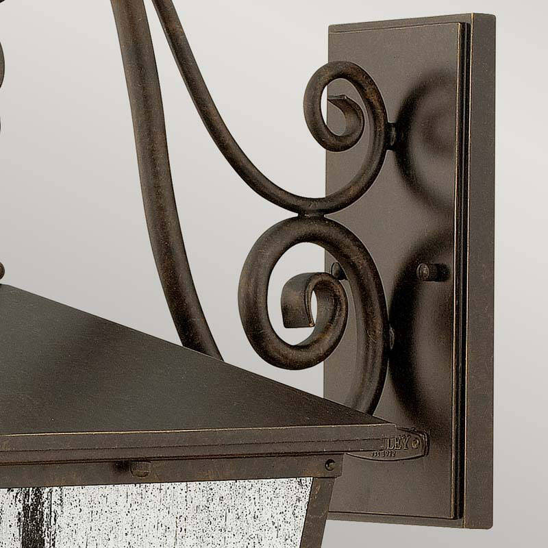 Image of Elstead Trellis Outdoor Hanging Lantern Wall Light