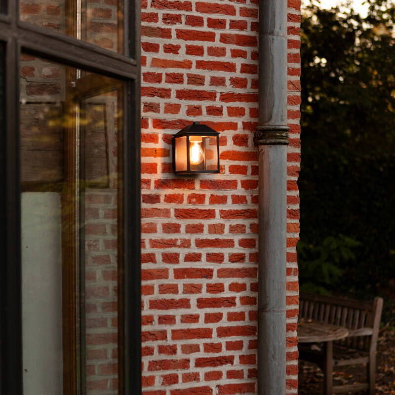 Image of Lutec Spire Outdoor Hanging Lantern Wall Light