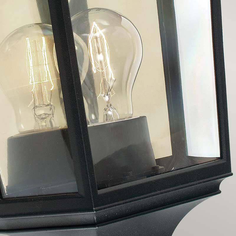 Image of Norlys Turin Outdoor Half Lantern Outdoor Wall Light