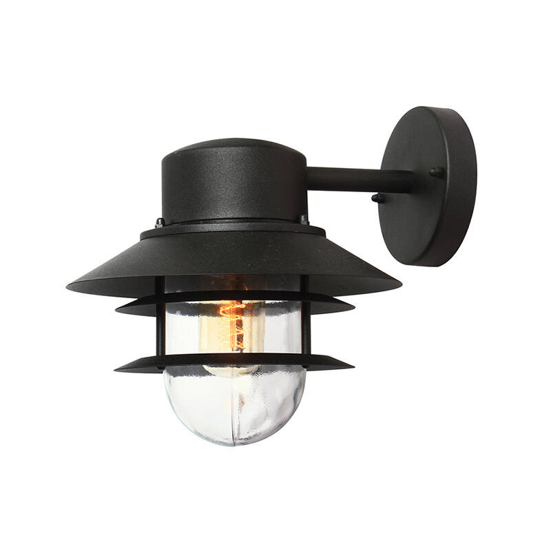 Image of Elstead Copenhagen Outdoor Hanging Lantern Wall Light