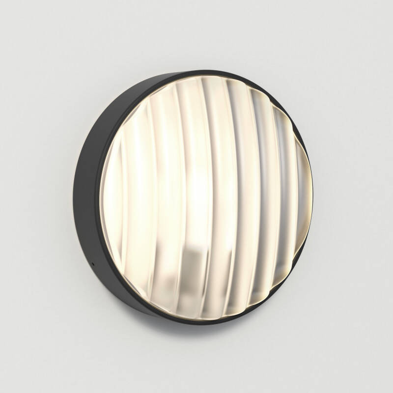 Image of Astro Montreal Round Outdoor Flush Wall Light