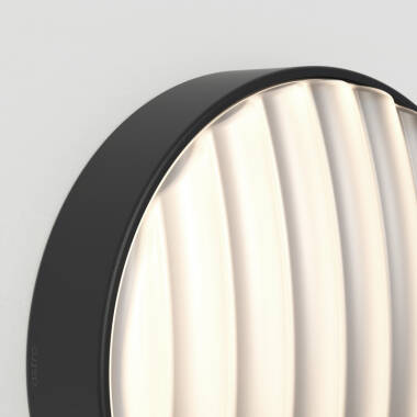 Image of Astro Montreal Round Outdoor Flush Wall Light