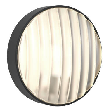 Image of Astro Montreal Round Outdoor Flush Wall Light