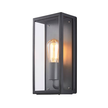 Forum Minerva Half Lantern Outdoor Wall Light