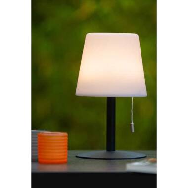 Image of Lucide Rio USB Rechargeable RGBW LED Outdoor Table Lamp