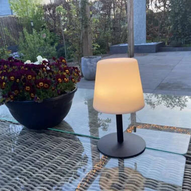 Image of Lucide Rio USB Rechargeable RGBW LED Outdoor Table Lamp