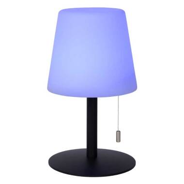 Image of Lucide Rio USB Rechargeable RGBW LED Outdoor Table Lamp