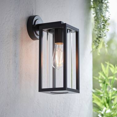 Image of Endon Hamden Outdoor Hanging Lantern Wall Light