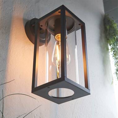 Image of Endon Hamden Outdoor Hanging Lantern Wall Light