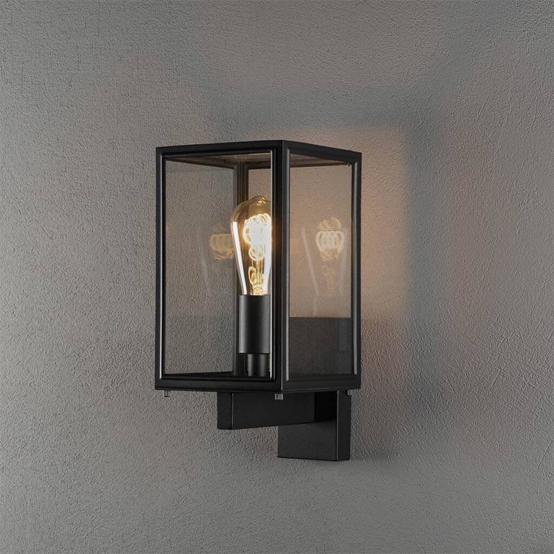 Image of Konstsmide Carpi Outdoor Hanging Lantern Wall Light