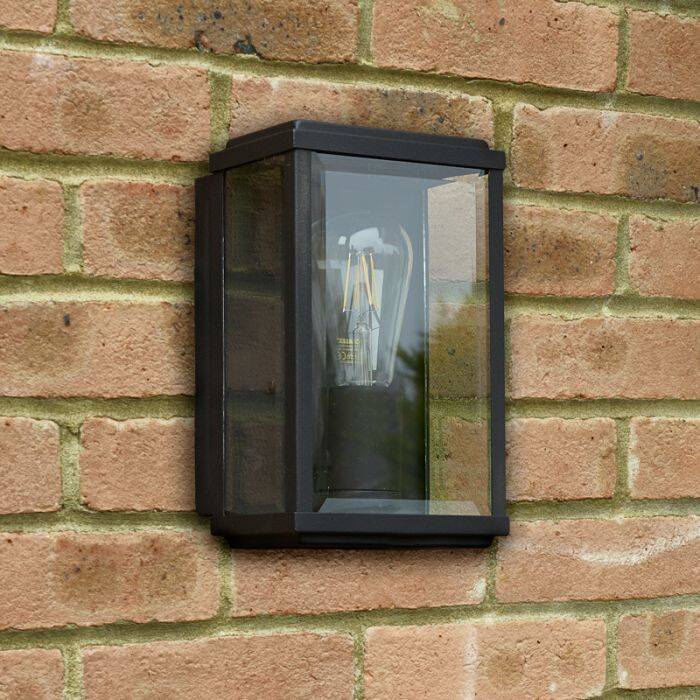 Image of Searchlight Swinford Porch Half Lantern Outdoor Wall Light