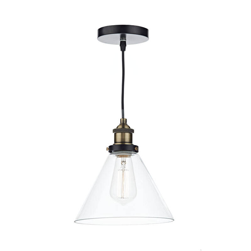 Image of Dar Ray Glass Ceiling Pendant Light