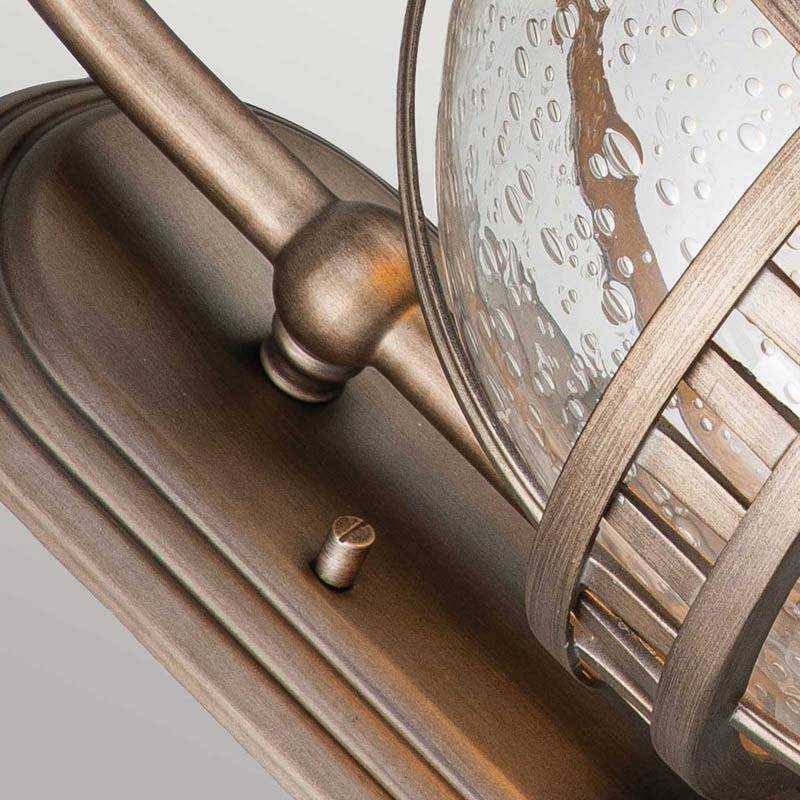 Image of Kichler Halleron 2 Light Outdoor Hanging Lantern Wall Light
