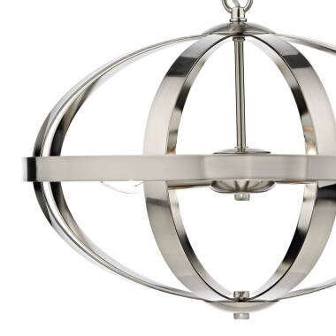 Image of Dar Symbol 6 Light Ceiling Pendant Light