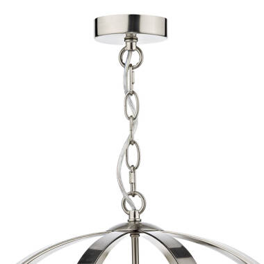 Image of Dar Symbol 6 Light Ceiling Pendant Light