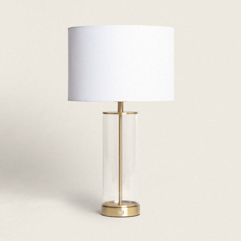 Image of Edit Echo USB Rechargeable LED Touch Table Lamp