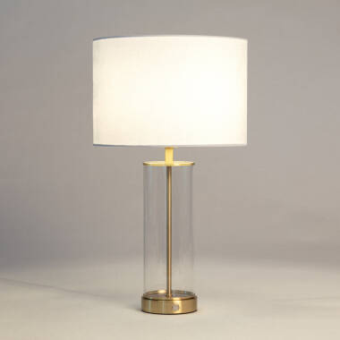 Image of Edit Echo USB Rechargeable LED Touch Table Lamp