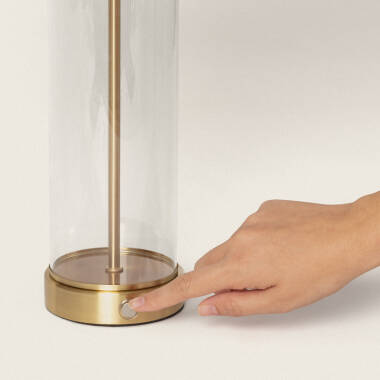 Image of Edit Echo USB Rechargeable LED Touch Table Lamp