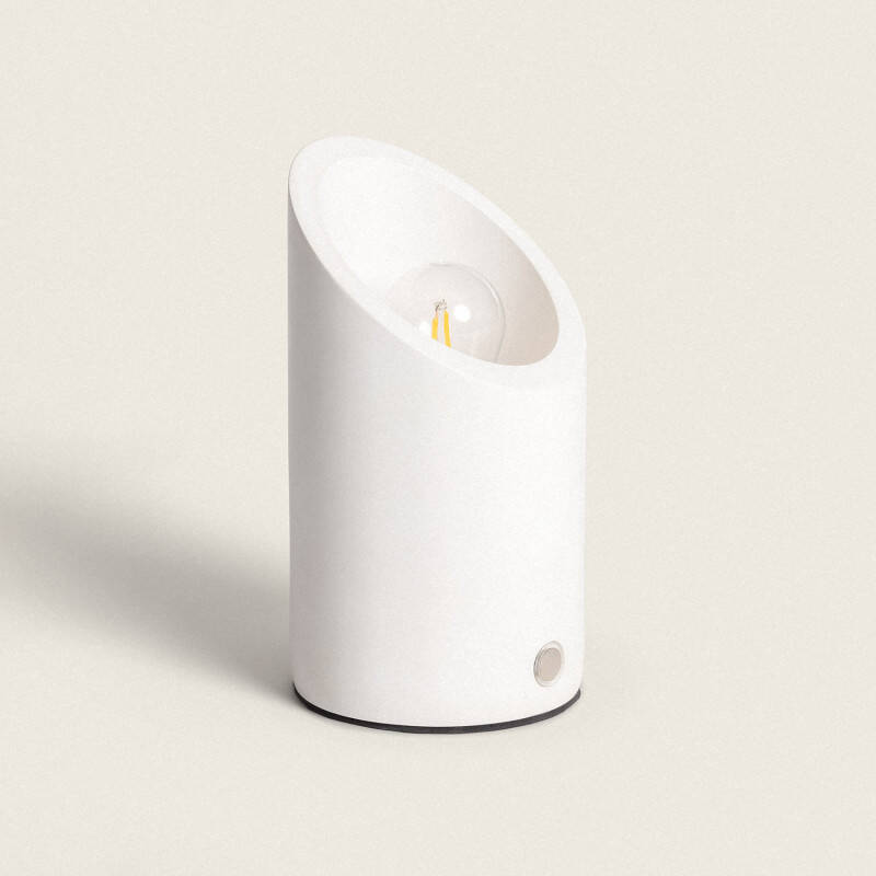 Image of Edit Arlo USB Rechargeable Plaster Uplighter Floor Lamp
