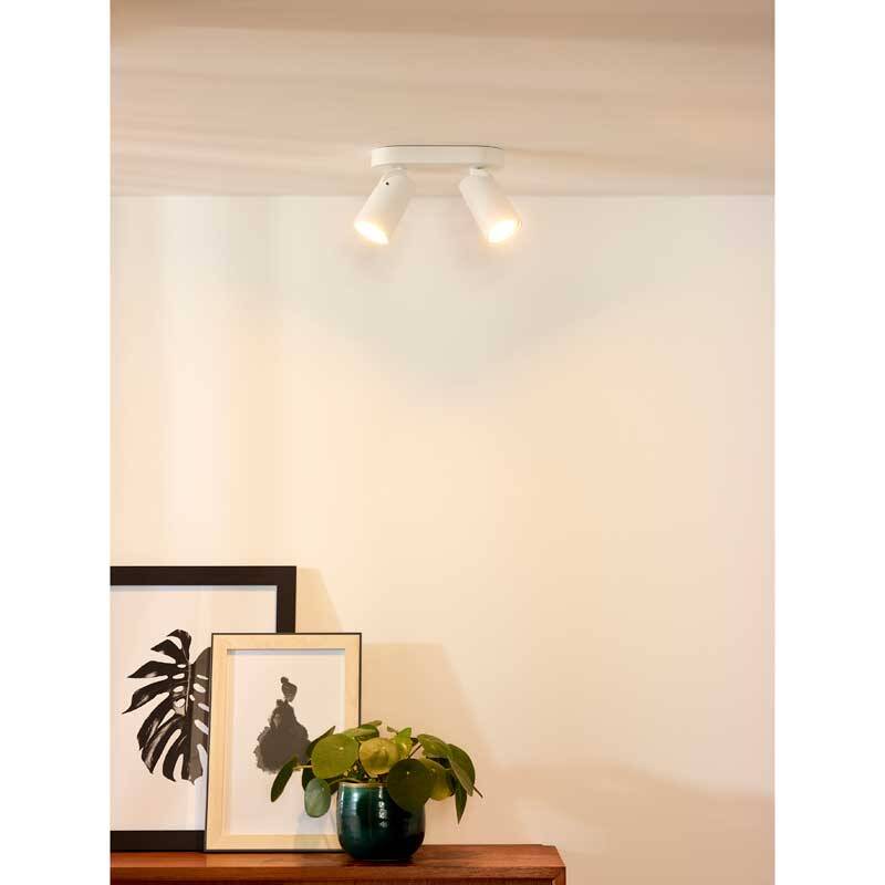 Image of Lucide Xyrus 2 Light LED Ceiling Spotlight Plate