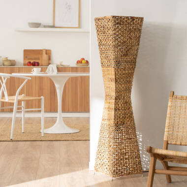 Image of Edit Bijie Rattan Floor Lamp