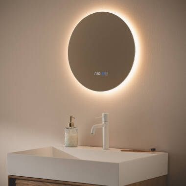 Image of Edit Volpe LED Illuminated Bathroom Mirror Light