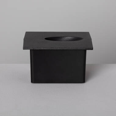 Image of Edit Wabi 3W Square Oval LED Recessed Outdoor Wall Light