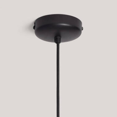 Image of Iluzzia Kanan II Wood Ceiling Pendant Light