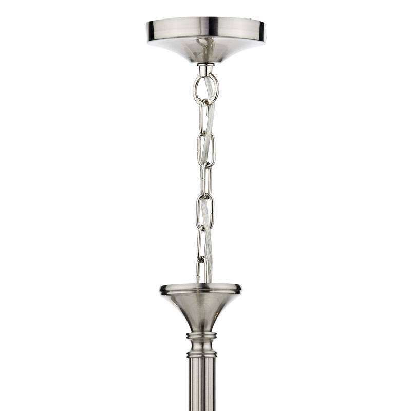Image of Dar Ambassador 8 Light Chandelier
