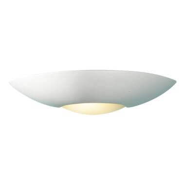 Dar Slice Ceramic Uplighter Wall Light