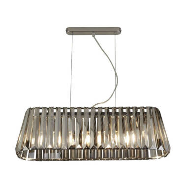 Searchlight Sienna Smoked Glass Bar Ceiling Pendant Light