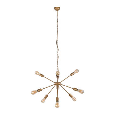 Edit Rod 9 Arm Ceiling Pendant Light
