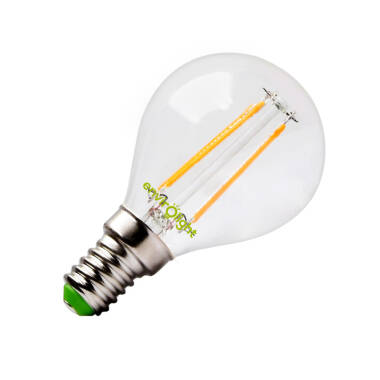 Envirolight 4W Dimmable LED Decorative Filament Golfball Bulb - Small Screw Cap