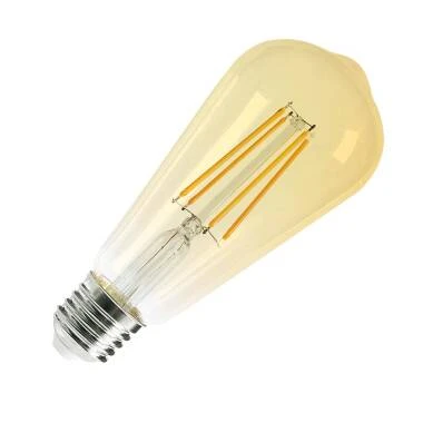 Envirolight 4W Dimmable 470lm LED Decorative Filament Amber Squirrel Cage Bulb - Screw Cap
