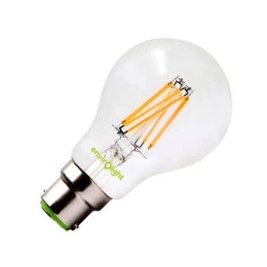 Envirolight 8W Dimmable LED GLS Bulb - Bayonet Cap
