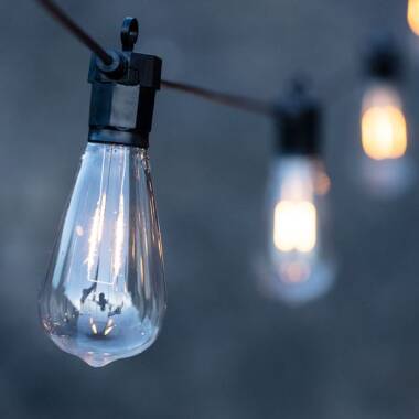 Garden 24V 5.5M Heavy Duty LED Squirrel Cage Festoon Lights