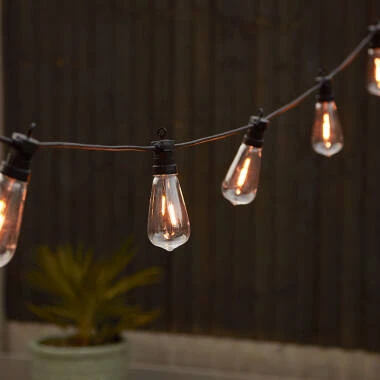 EasyFit Core 12v Garden Lights - Squirrel Cage LED Festoon Lights - 10 Lights