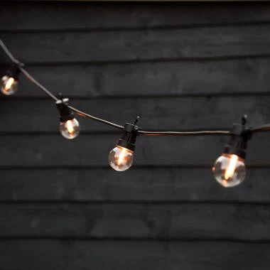 EasyFit Core 12v Garden Lights - Golf Ball LED Festoon Lights - 10 Lights