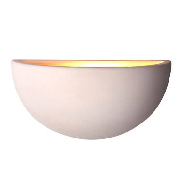 Endon Pride Unglazed Ceramic Wall Light