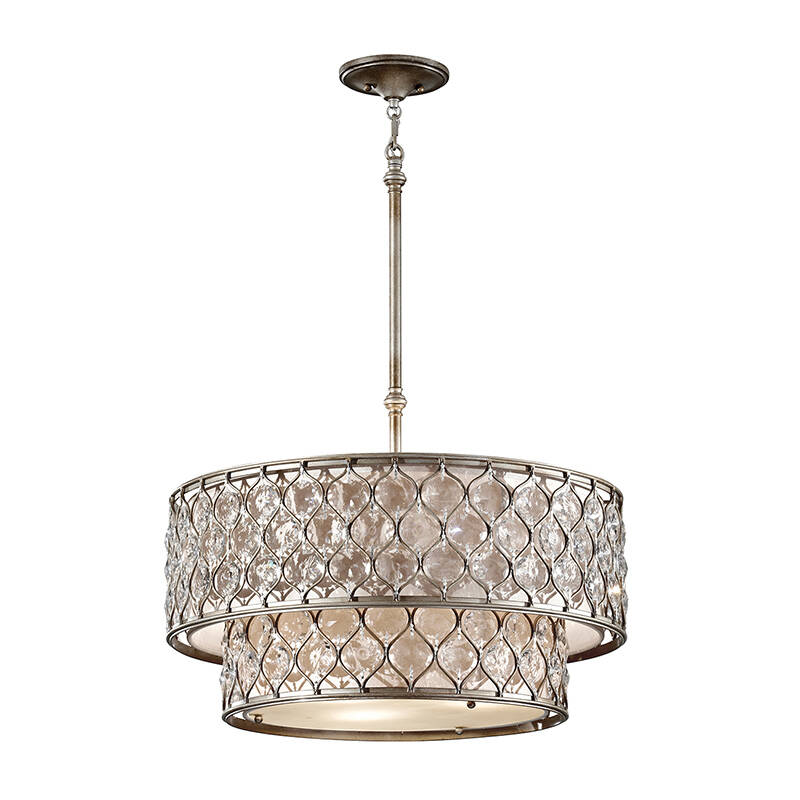 Image of Elstead Lucia 6 Light Chandelier