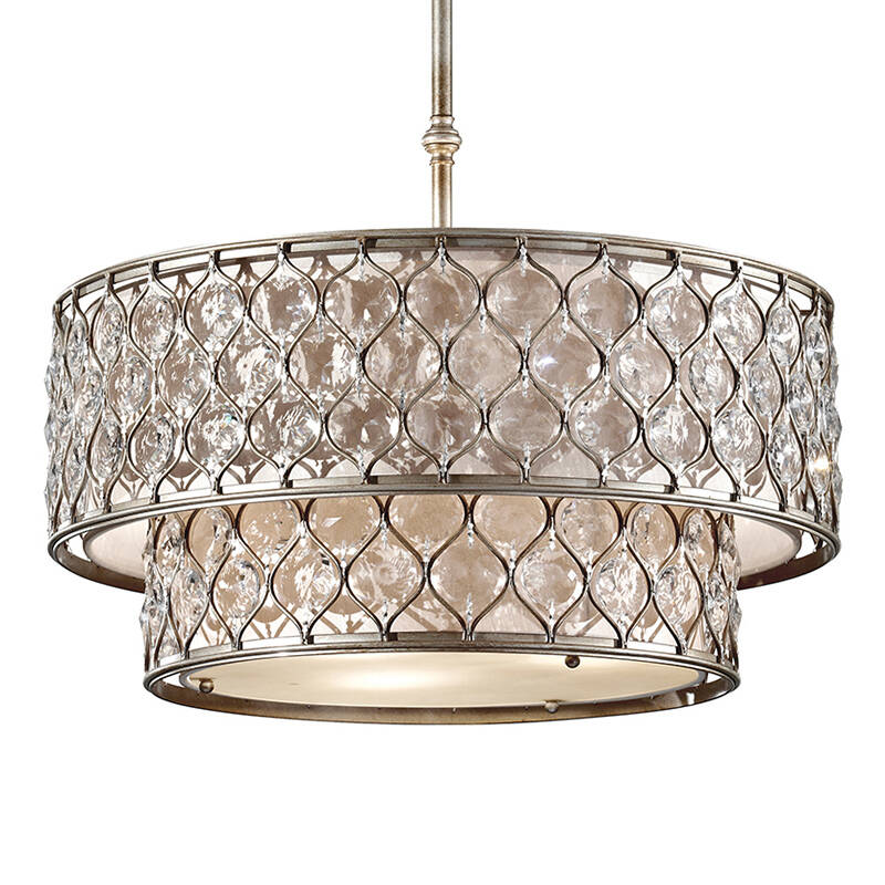 Image of Elstead Lucia 6 Light Chandelier