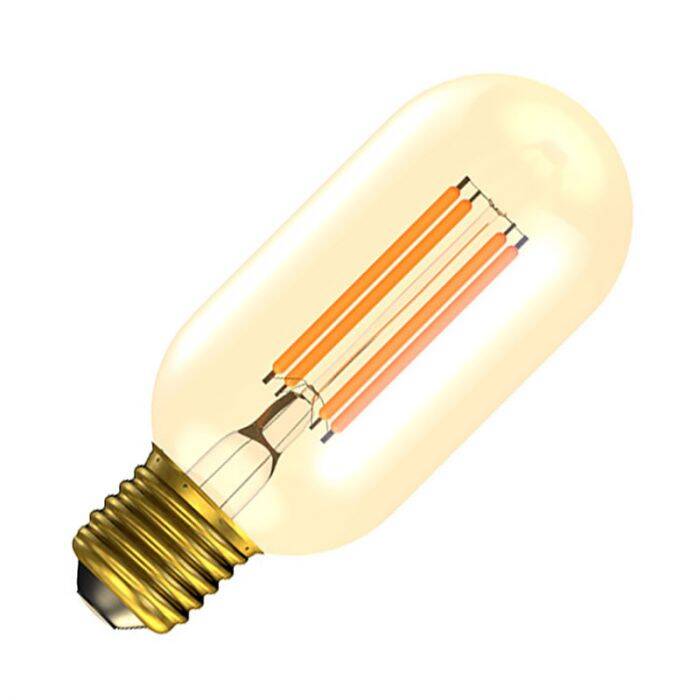 Image of Bell Vintage 3.3W Very Very Warm White Dimmable LED Decorative Filament 126mm Amber Tubular Bulb