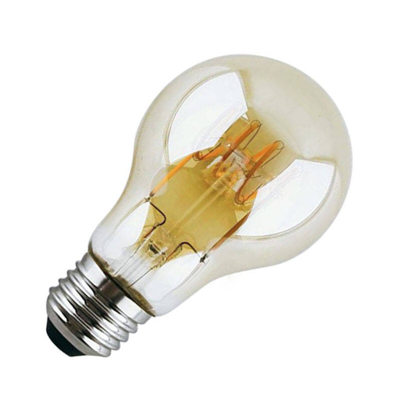 Image of 4W Very Very Warm White Non-Dimmable LED Decorative Filament / Dusk to Dawn Sensor GLS Bulb