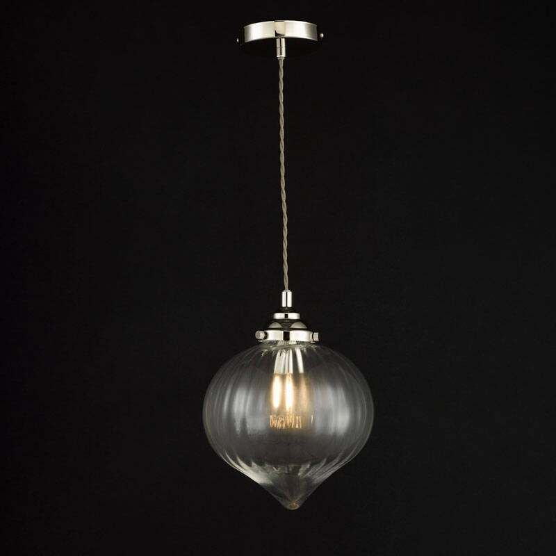 Image of Dar Mya Glass Ceiling Pendant Light