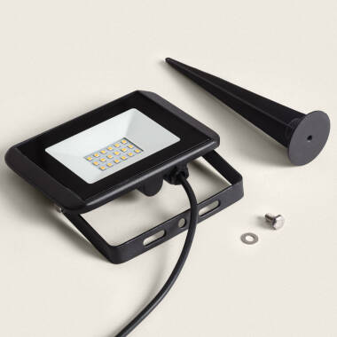 Image of EasyFit Core 12v Garden Lights - Oak LED Floodlight - Black