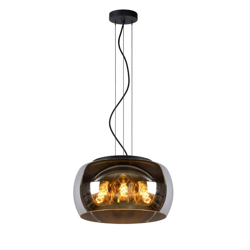 Image of Lucide Olivia Large Glass Ceiling Pendant Light