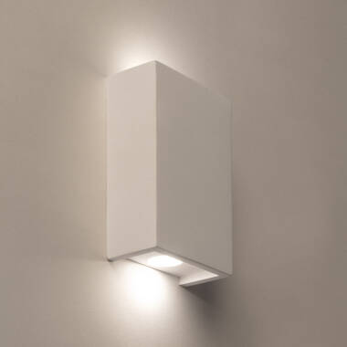 Image of Edit Marley USB Rechargeable LED Up & Down Plaster Wall Light with Remote Control