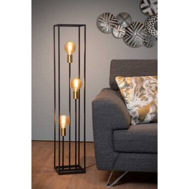 Image of Lucide Ruben 3 Light Floor Lamp